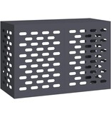 VidaXL Airconditioner hoes Antraciet 90 x 40 x 60 cm Staal