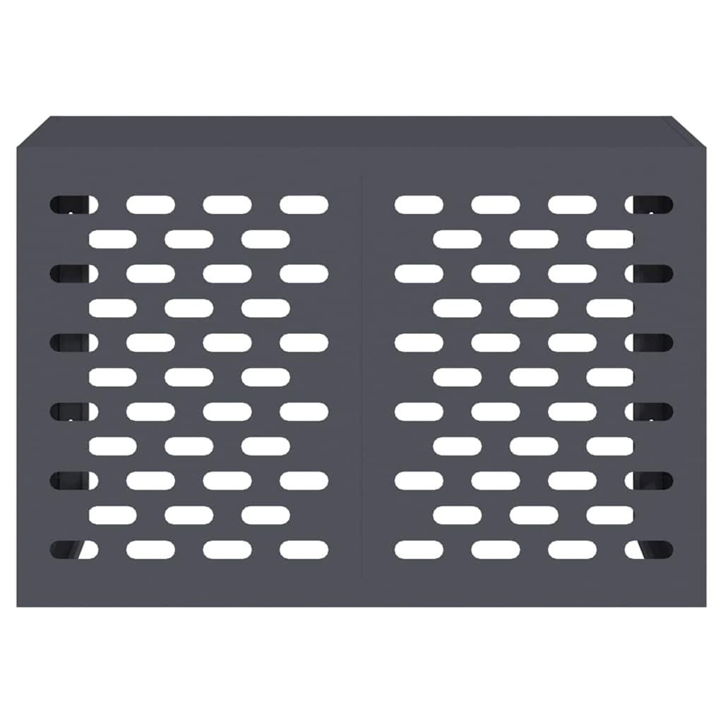VidaXL Airconditioner hoes Antraciet 90 x 40 x 60 cm Staal