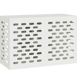 VidaXL Airconditioner hoes Wit 90 x 40 x 60 cm Staal