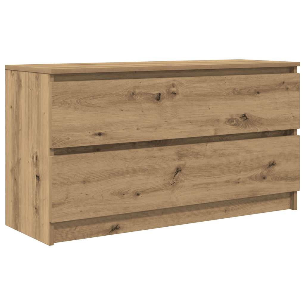 VidaXL Tv-meubel 100x35x54 cm bewerkt hout artisanaal eikenkleurig