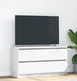 VidaXL Tv-meubel 100x35x54 cm bewerkt hout wit