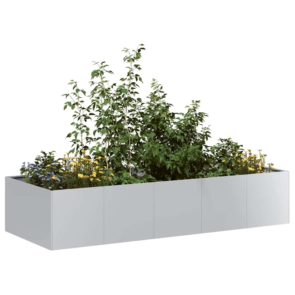 VidaXL Plantenbak 200x80x40 cm gegalvaniseerd staal