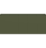 VidaXL Plantenbak 200x40x80 cm koudgewalst staal olijfgroen