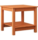 VidaXL Salontafel Wasbruin 50 x 50 x 45 cm Massief grenenhout
