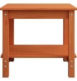 VidaXL Salontafel Wasbruin 50 x 50 x 45 cm Massief grenenhout