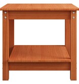 VidaXL Salontafel Wasbruin 50 x 50 x 45 cm Massief grenenhout