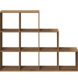 VidaXL Kamerscherm / boekenkast 137,5x29x103,5 cm hout artisanaal eik