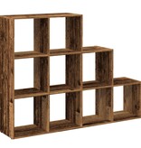 VidaXL Kamerscherm / boekenkast 137,5x29x103,5 cm hout oud hout