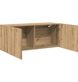 VidaXL Tv-meubel wandgemonteerd 100x30x41 cm artisanaal eikenkleurig