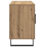 VidaXL Dressoir 100x36x60 cm bewerkt hout artisanaal eikenkleurig