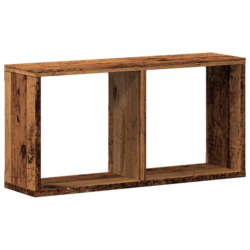 VidaXL Wandkast 60x16x30 cm bewerkt hout oud houtkleurig