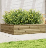 VidaXL Plantenbak 90x90x23 cm geïmpregneerd grenenhout
