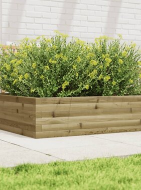 VidaXL Plantenbak 90x90x23 cm geïmpregneerd grenenhout