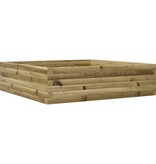 VidaXL Plantenbak 90x90x23 cm geïmpregneerd grenenhout