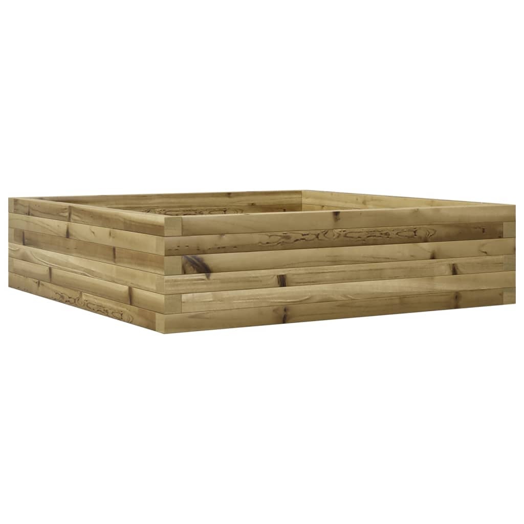 VidaXL Plantenbak 90x90x23 cm geïmpregneerd grenenhout