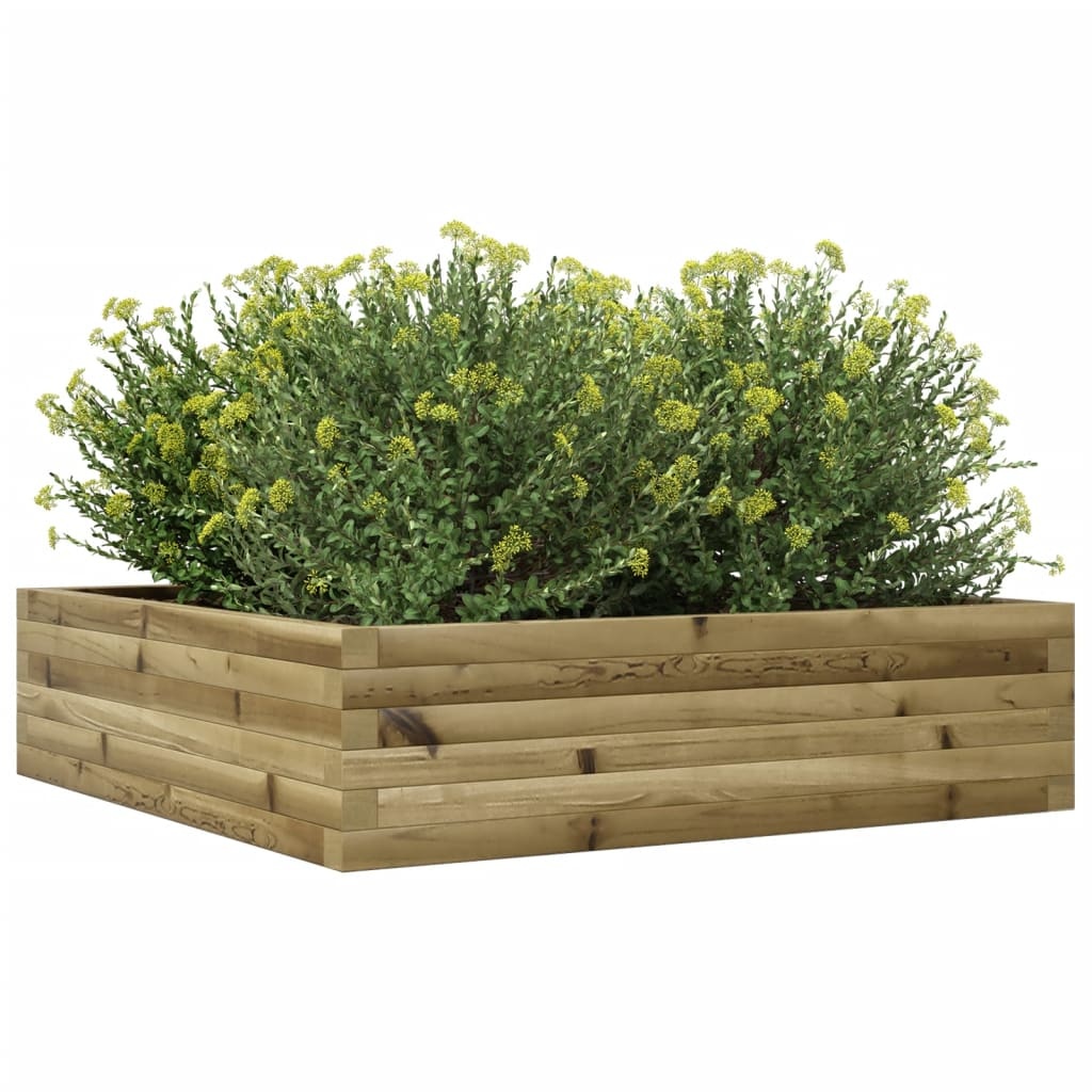 VidaXL Plantenbak 90x90x23 cm geïmpregneerd grenenhout