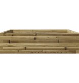 VidaXL Plantenbak 90x90x23 cm geïmpregneerd grenenhout
