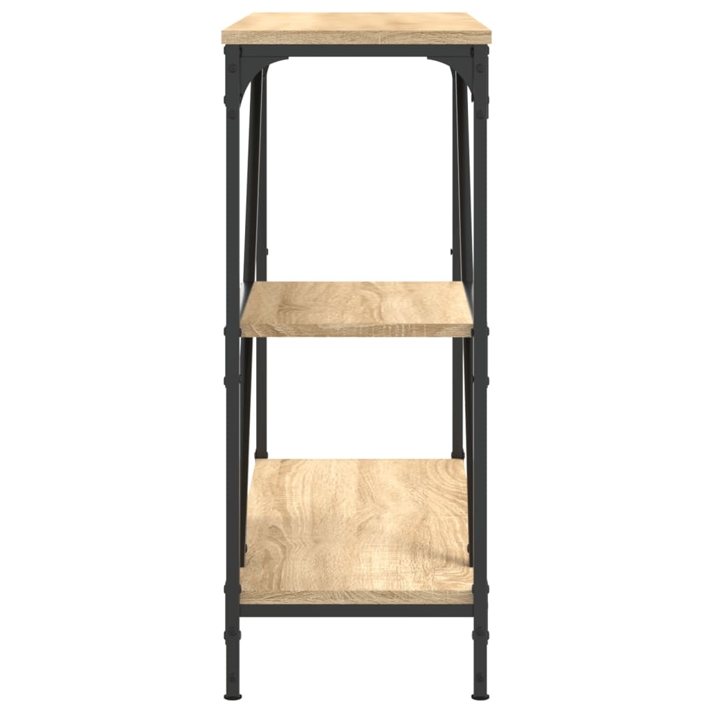 VidaXL Wandtafel 88,5x30x75 cm bewerkt hout sonoma eikenkleurig