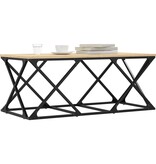 VidaXL Salontafel 100x49x40 cm bewerkt hout sonoma eikenkleurig