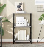 VidaXL Boekenrek 50x33x82 cm bewerkt hout grijs sonoma eikenkleurig
