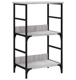 VidaXL Boekenrek 50x33x82 cm bewerkt hout grijs sonoma eikenkleurig