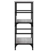 VidaXL Boekenrek 50x33x82 cm bewerkt hout grijs sonoma eikenkleurig