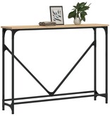 VidaXL Wandtafel 102x22,5x75 cm bewerkt hout sonoma eikenkleurig