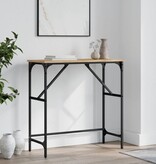 VidaXL Wandtafel 75x32x75 cm bewerkt hout sonoma eikenkleurig