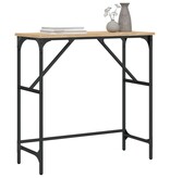 VidaXL Wandtafel 75x32x75 cm bewerkt hout sonoma eikenkleurig