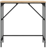 VidaXL Wandtafel 75x32x75 cm bewerkt hout sonoma eikenkleurig
