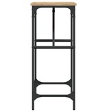 VidaXL Wandtafel 75x32x75 cm bewerkt hout sonoma eikenkleurig