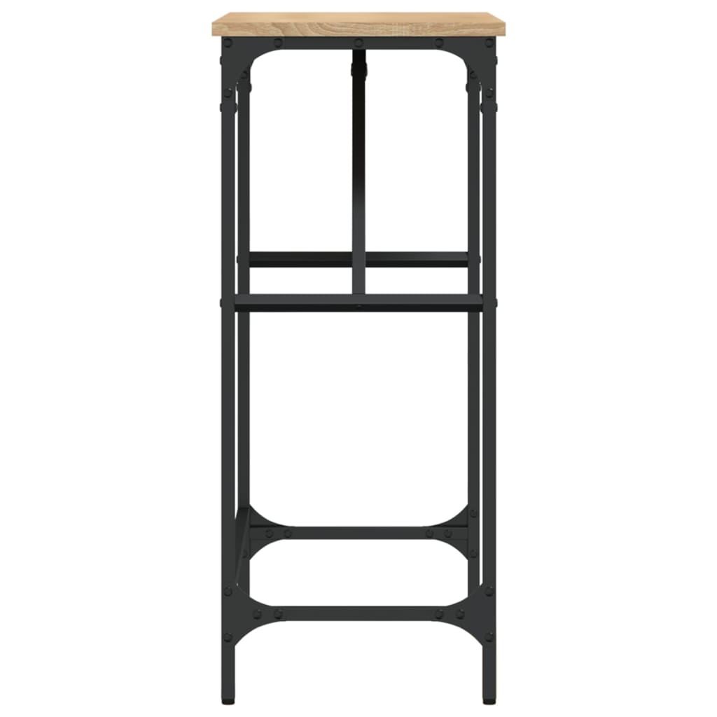 VidaXL Wandtafel 75x32x75 cm bewerkt hout sonoma eikenkleurig