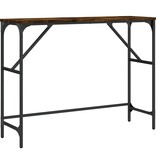 VidaXL Wandtafel 100x32x75 cm bewerkt hout gerookt eikenkleurig