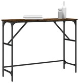 VidaXL Wandtafel 100x32x75 cm bewerkt hout gerookt eikenkleurig