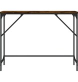 VidaXL Wandtafel 100x32x75 cm bewerkt hout gerookt eikenkleurig