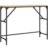 VidaXL Wandtafel 100x32x75 cm bewerkt hout sonoma eikenkleurig