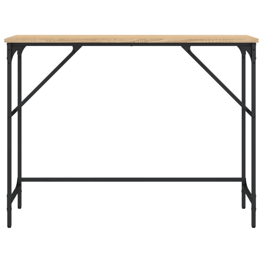 VidaXL Wandtafel 100x32x75 cm bewerkt hout sonoma eikenkleurig