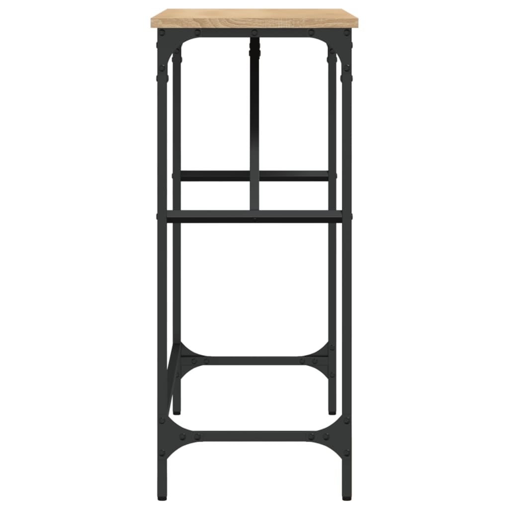 VidaXL Wandtafel 100x32x75 cm bewerkt hout sonoma eikenkleurig