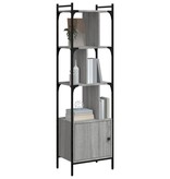 VidaXL Boekenkast met deur 44,5x30x154,5 cm hout grijs sonoma eiken