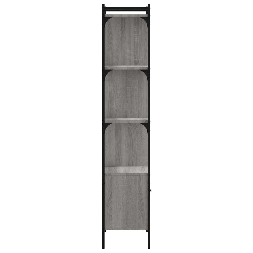 VidaXL Boekenkast met deur 44,5x30x154,5 cm hout grijs sonoma eiken