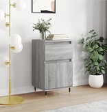 VidaXL Dressoir 40x35x70 cm bewerkt hout grijs sonoma