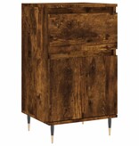 VidaXL Dressoir 40x35x70 cm bewerkt hout gerookt eikenkleurig