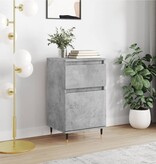 VidaXL Dressoir 40x35x70 cm bewerkt hout betongrijs