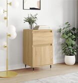 VidaXL Dressoir 40x35x70 cm bewerkt hout sonoma eikenkleurig