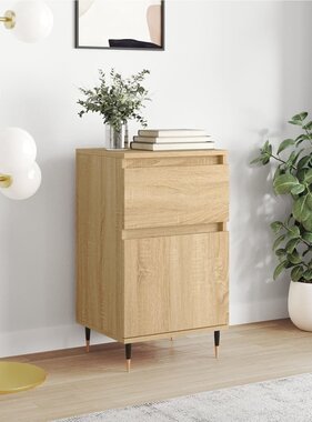 VidaXL Dressoir 40x35x70 cm bewerkt hout sonoma eikenkleurig