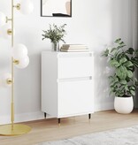 VidaXL Dressoir 40x35x70 cm bewerkt hout wit