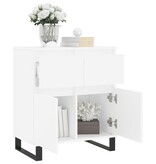 VidaXL Dressoir 60x35x70 cm bewerkt hout wit