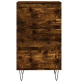 VidaXL Dressoir 40x35x70 cm bewerkt hout gerookt eikenkleurig