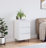 VidaXL Dressoir 40x35x70 cm bewerkt hout wit