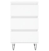 VidaXL Dressoir 40x35x70 cm bewerkt hout wit